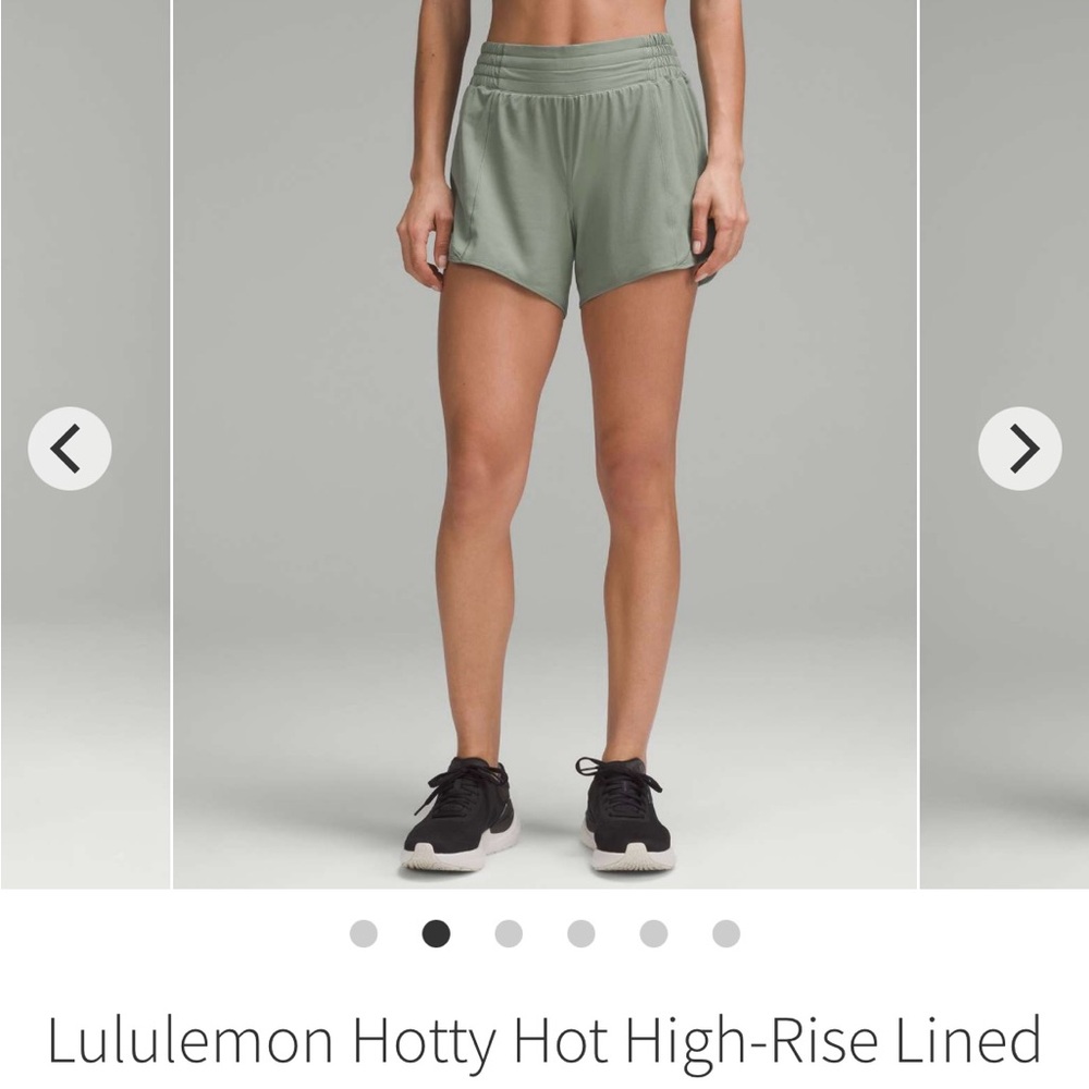 Lululemon Hotty Hot 4" High Rise Lined